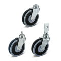 2022 Supermarket Shopping Cart Caster Castors PU