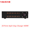 4pd + 16qc 20 ports USB Charger 400W