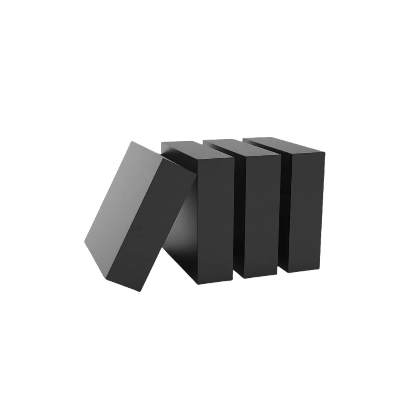 Black rubber pad