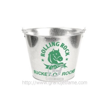 Ice pail metal type metal galvanized ice pail