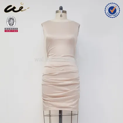 Famous brand gold evening dress