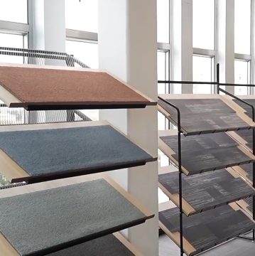 Modern Eco-friendly Fireproof PVC Carpet Tiles for Home and Office Flooring
