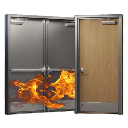 High-Quality Fireproof Aluminium Doors and Windows Package: MDFW80