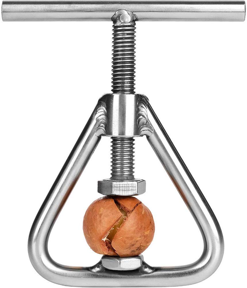 Nut Cracker Machine Walnut Sheller Tool Stainless Steel Macadamia Nut Opener Opening Kitchen Accessories Gadgets