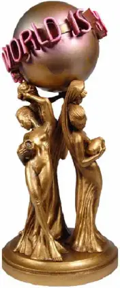 Large Size Bronze The Word Is Yours Statue