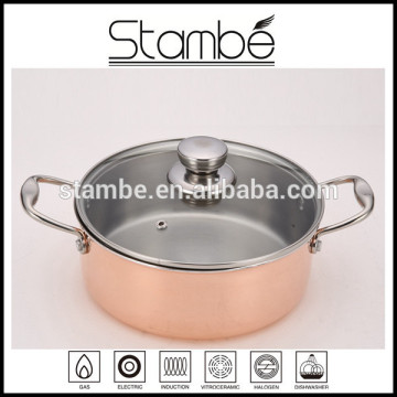 2015 Zhejiang Factory High Quality Triply Cladding copper saucepan