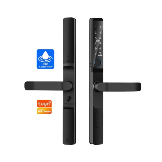 Tuya Aluminum Sliding Door IP68 Waterproof Smart Lock