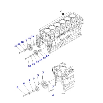 6240-31-6111 IDLE GEAR Suitable For EXCAVATOR PC1250-8 PARTS