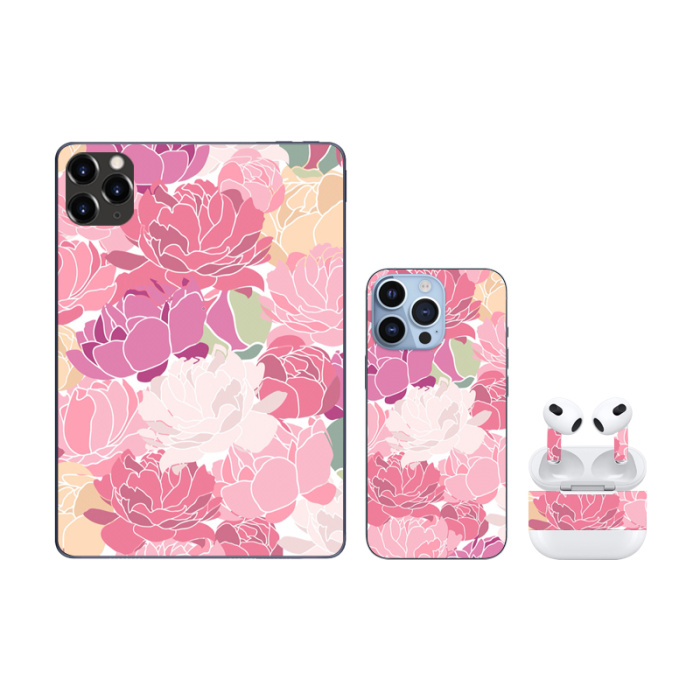 3D Back Back Film Ponsel Stiker Kulit