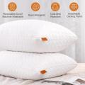 Memory Foam Cooling Bed Pillows Washable Removable Cover