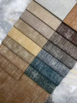 Premium Shimmering Gold Silver Holland Velvet Fabric