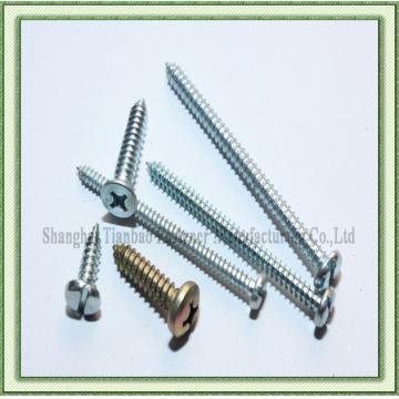 Cross Reccessed cpuntersunk head  Fasteners Screws