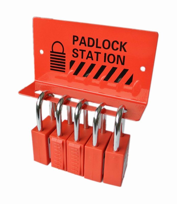 Heavy Duty Padlock Racks /Padlock Station-Holding with 15 Padlocks