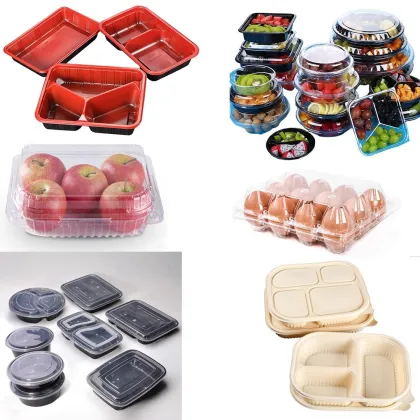Trade and Information on Mini Vacuum Thermoform PP Prep Machines for Plastic Disposable Fruit Trays