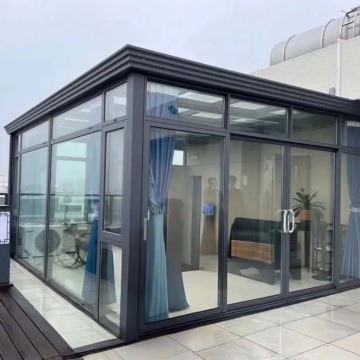 Cameră solară contemporană, versatilă, cu cadru din aluminiu