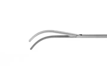 Big Right Angle Curved Dissector Forceps