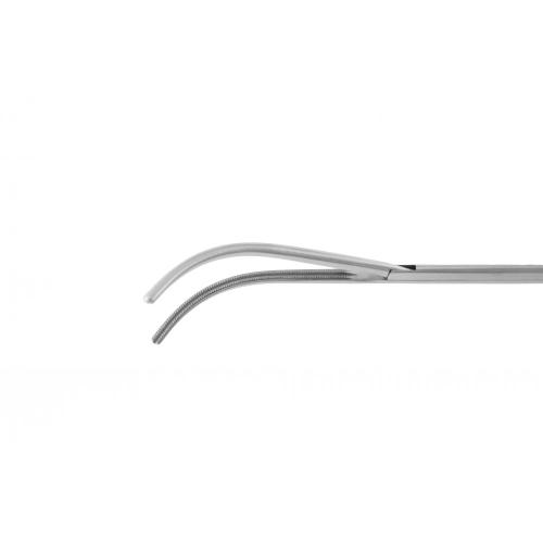 Instrumentos de toracoscopia reutilizáveis ​​curvadas dissecando fórceps