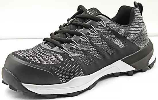 Fabric upper fashionable safety shoes