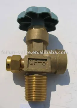 QF-6 Brass Oxygen Cylinder Flap Type Valve