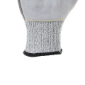 Cowhide HPPE level 5 cut resistant gloves