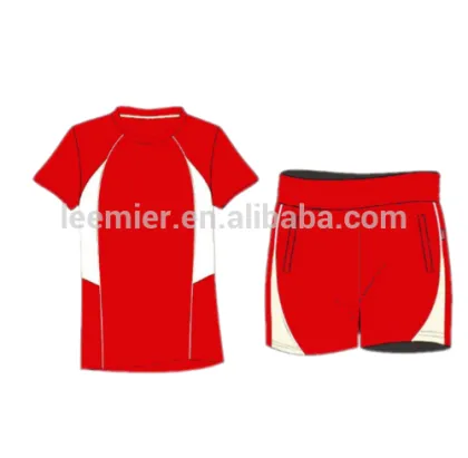 Custom Quick Dry Polyester Sport training T shirts and shorts