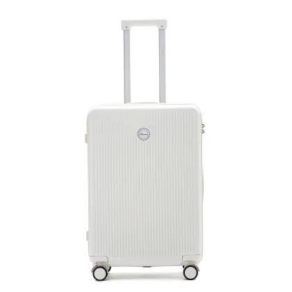 Candy-Colored ABS Suitcase with Cup Holder