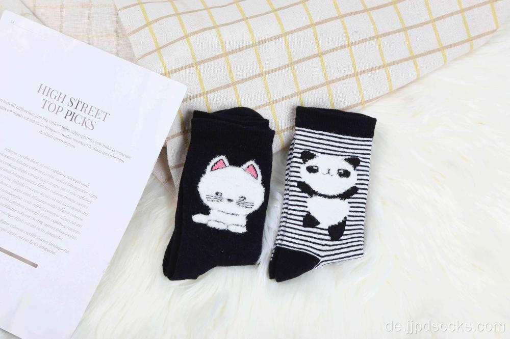 Black Cat Spring Cotton Socken