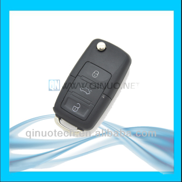 Qulified waterproof flip-key QN-M150 3 button plastic remote control case
