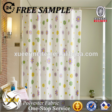 Printed Taffeta Shower Curtain Fabric