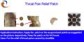 Patch Relief Pain Tisu (rawatan tonsilitis)