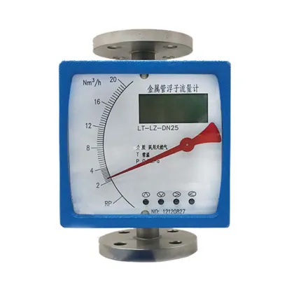 Stainless steel metal tube rotameter