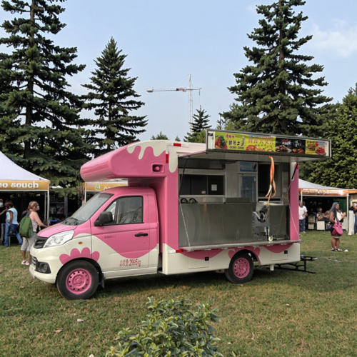 Cozinha móvel personalizada para comidas de rua regionais