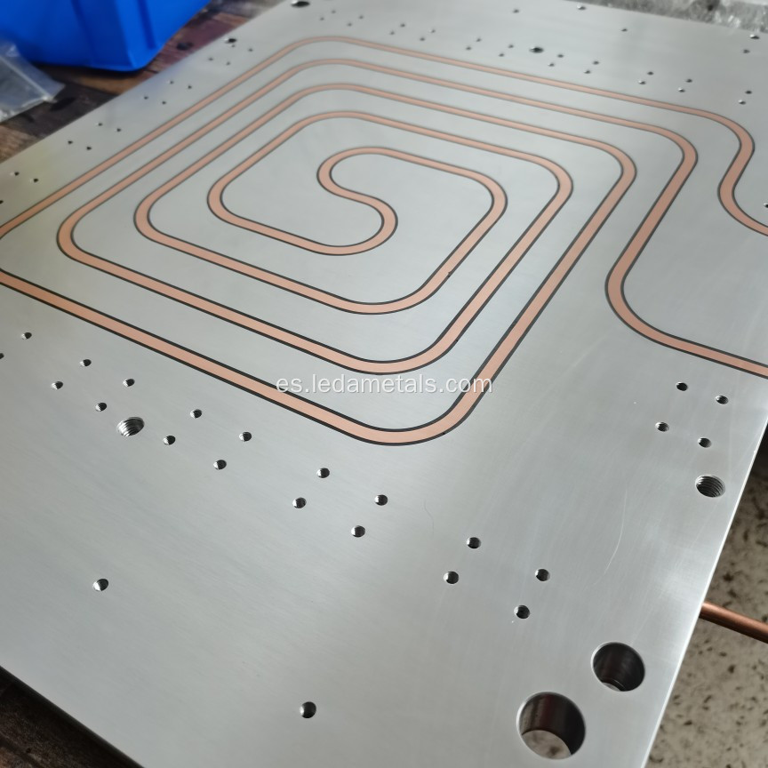 Placa de aluminio de enfriamiento eléctrico de alta potencia