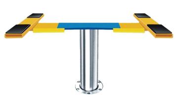Under-ground car washing lift single post lift