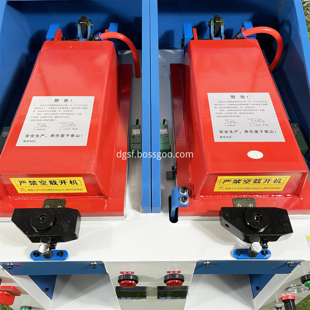 Automatic Double Station Cover Type Pneumatic Sole Attatching Machine 5 Jpg