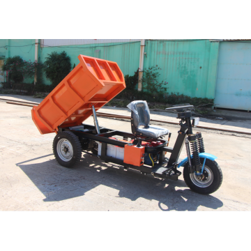 Tricycle de vidage de chargement électrique diesel avec boîte durable