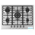 SS 70 cm Gas HOB com uma wok