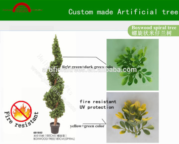 Custom made artificial topiary tree/artificial boxwood spiral trees for wedding