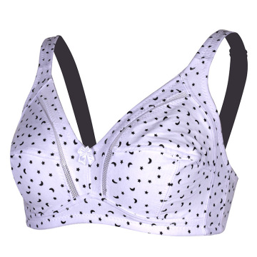 In-stock plus size full cup soutien estampado