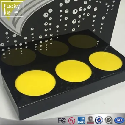 Modern Acrylic Elegant Art Wine Stand,Deco 3 set Wine Glass LED Light