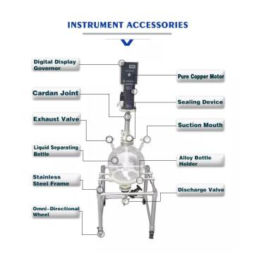 Factory Price 20l Glass Liquid Separator Extractor