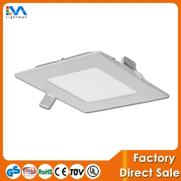 Die-casting aluminum 150x150mm 9w square led panel light
