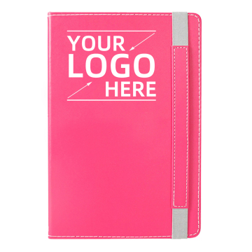 Custom Logo Printed Hardcover A5 PU Leather Diary for 2024-2025