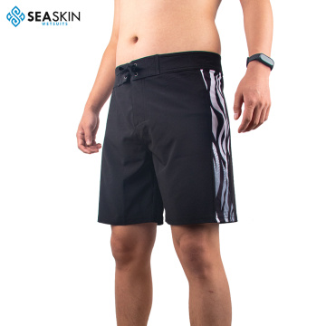 Seaskin Men's Casual Shorts Solid Color Sports Fitness Beach Pants