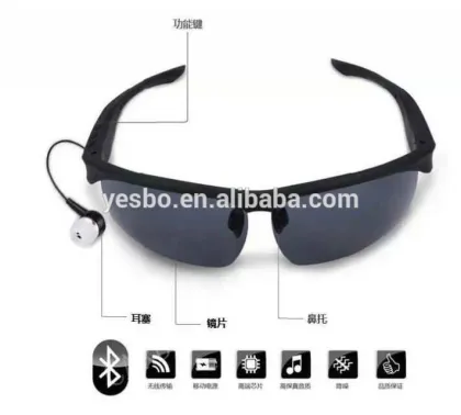 2015 stylish sunglasses bluetooth safety glasses smart glass
