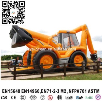 Giant inflatable digger Engineer Truck Excavator slide