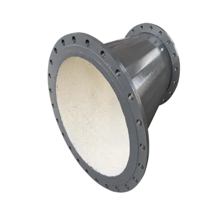 Corundum ceramic lined pipe
