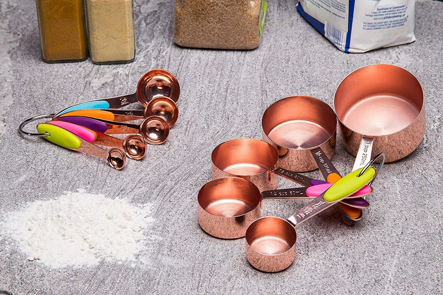 stainless steel measuring cups  set