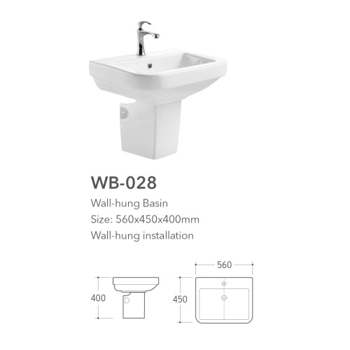 Dimensiones del sifón cromado compacto para lavabo suspendido