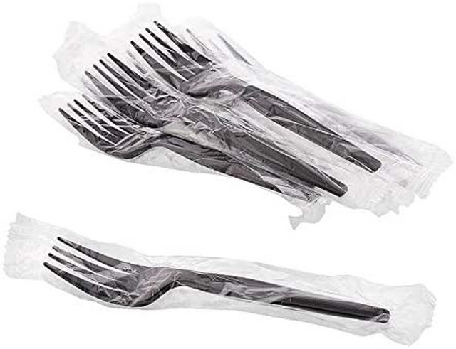 Disposable Wrapped Plastic Cutlery , Clear Ps Spoons L103mmxw28mm